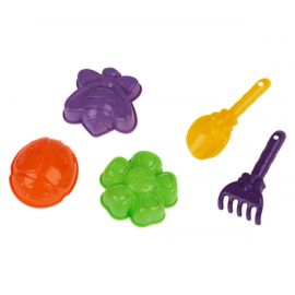 Набор для песка ТРИ СОВЫ "Насекомые", 5 предметов (совок, грабли, 3 формочки) ПИО 001