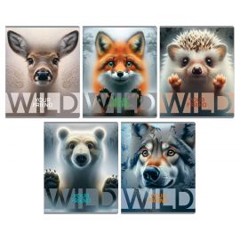 Тетрадь 48л., А5, клетка BG "Wild", суперэконом Т5ск48 60312