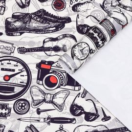 Бумага упаковочная, глянцевая «Мужской стиль», 60×90 см 10157129