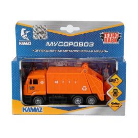 Машина металл KAMAZ МУСОРОВОЗ, 12 см, двери., подвиж.дет. 394833 394833