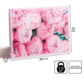 Пакет подарочный ламинированный, упаковка, For you, L 40 х 31 х 11.5 см 4725094