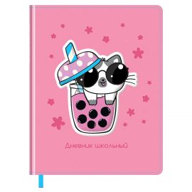 Дневник 1-11 кл. 48л. (твердый) BG "Cute", иск.кожа, блинтовое тиснение, 3D-элемент, ляссе D5h48_58590