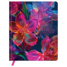 Дневник 1-11 кл. 48л. (твердый) BG "Floral", иск. кожа, печать, тиснение фольгой, ляссе D5h48_64508