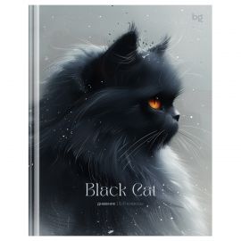 Дневник 5-11 кл. 48л. (твердый) BG "Black cat", матовая ламинация Д5т48_лм 64630