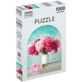 Пазл 1000 эл. ТРИ СОВЫ "Пионы" ПК1000_54673