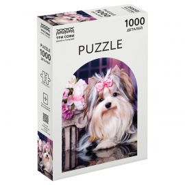 Пазл 1000 эл. ТРИ СОВЫ "Бивер-йоркширский терьер" ПК1000_54684