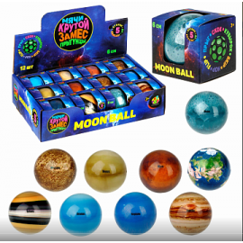 Крутой замес, Moon Ball планеты, 6 см, 4 цвета Т26275 Т26275