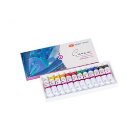 Сонет Набор акрил картон/коррекс 12 шт х18мл 28411326