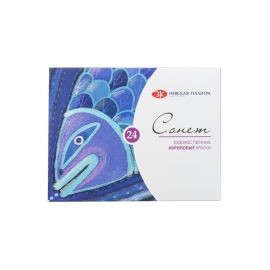 Сонет Набор акрил картон 24 шт х10мл 28411851