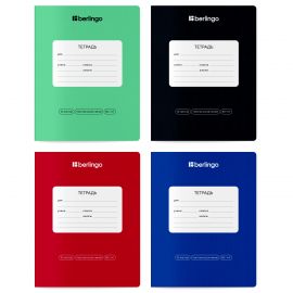 Тетрадь 12л., частая косая линия Berlingo "Classic Pro", 80г/м2, ассорти CBf_12100