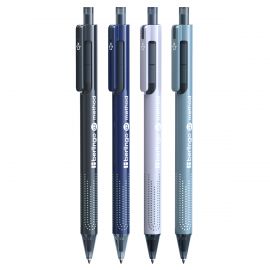 Ручка шариковая автоматическая Berlingo "Method" синяя, 0,7мм, корпус ассорти CBp_07520