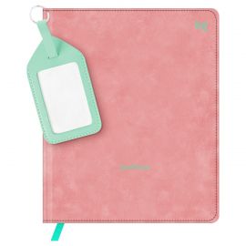 Дневник 1-11 кл. 48л. (твердый) BG "ID. Pink", иск. кожа, печать, брелок с окошком, ляссе D5h48_64500
