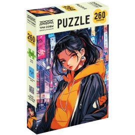 Пазл 260 эл. ТРИ СОВЫ "Стильная девочка" ПК260_64417