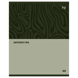 Тетрадь предметная 48л. BG "Single colour" - Литература, эконом ТПск48 63781