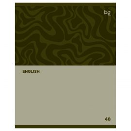 Тетрадь предметная 48л. BG "Single colour" - Английский язык, эконом ТПск48 63782