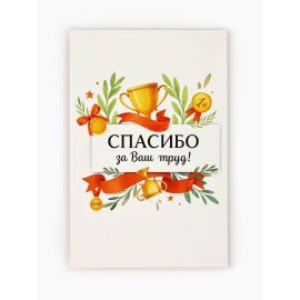 Открытка «Спасибо за труд», 12×18 см 10894006