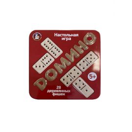 Настольная игра «Домино!» (жестяная коробочка) 02990 2990