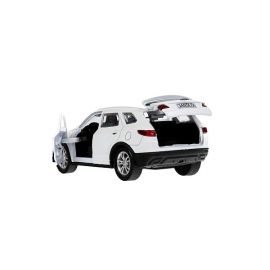 Машина металл HYUNDAI SANTAFE 12 см, двери, багаж, инерц, белый 377800 377800
