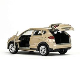 Машина металл HYUNDAI TUCSON длина 12 см, двери, багаж., инер, бежевый, 392040 392040