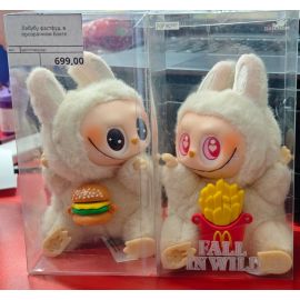 Лабубу фастфуд, в прозрачном боксе 46071774551951