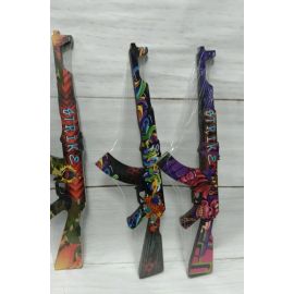 Игрушка автомат деревянный 46071774551965