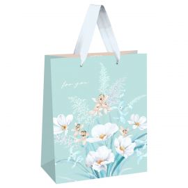 Пакет подарочный 11*14*6,5см MESHU "Bouquets", матовая ламинация MS_66222