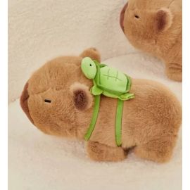 Мягкая игрушка - браслет "Капибара с черепашкой" 25см DL702526102BR Z26102