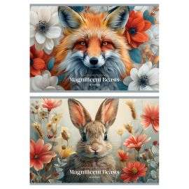 Альбом для рисования 40л., А4, на склейке BG "Великолепные животные", 120г/м2 АР4скл40 62617