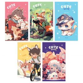 Блокнот А7 48л. на склейке BG "Cute anime" Б7ск48 12764