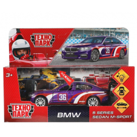 Машина металл свет-звук BMW 5-ER SEDAN M-SPORT 12 см, двери 321401 321401