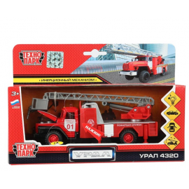 Машина металл свет-звук УРАЛ ПОЖАРНАЯ МАШИНА 15,5 см 392213 392213