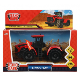 Модель металл свет-звук кировец к7, 13 см, инерция,  красный 392083 392083