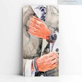 Конверт для денег «Мужчине», тиснение, 16.5×8 см 10341759