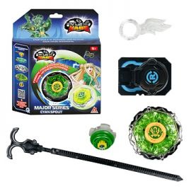 Инфинити Надо. Волчок Мэйджор, Cyan Spout Неоновый смерч. TM Infinity Nado 68694 68694