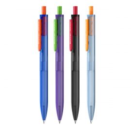 Ручка шариковая автоматическая Berlingo "Writech.x105" синяя, 0,7мм, silent click CBm_77516