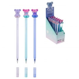 Ручка шариковая MESHU "Сool Bear" синяя, 0,7мм, корпус ассорти MS_65680