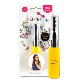 Тушь для волос Lucky. Неоновые цвета: жёлтый Т11934