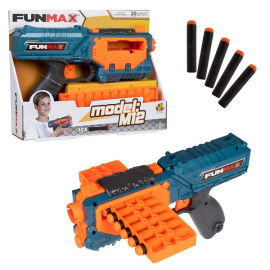 Funmax "M12" бластер механич., обойма на 10 выстрелов, в компл. 10 EVA снарядов Т24235 Т24235