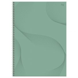 Тетрадь 160л., А4 клетка на гребне BG "Mint mood", soft-touch ламинация, выб. лак, твердая обложка ТТ4гр160_лс_вл 67188