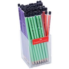 Карандаш ч/г Faber-Castell "Pearly" HB, круглый, заточен., ассорти 116100
