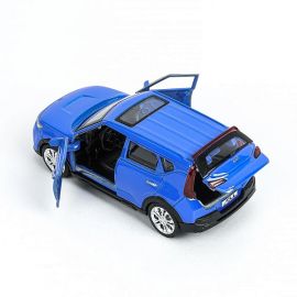 Машина металл KIA soul длина 12 см, двери, багаж., инерц, синий 391847 391847