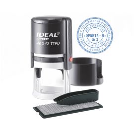 Печать самонаборная автоматическая Ideal, Ø42мм, 1,5 круга (161484) 46042/DB IDEAL R1,5