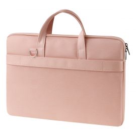 Сумка для ноутбука 15,6" Först "Modern Style", полиэстер, розовый, мягкий подклад, внешнее отделение KNT_LB67460