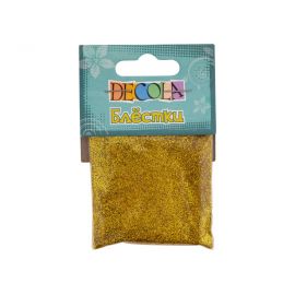 Decola Блестки декоративные,  размер 0,3 мм, 20 г,  золото майя W041-203-0,3