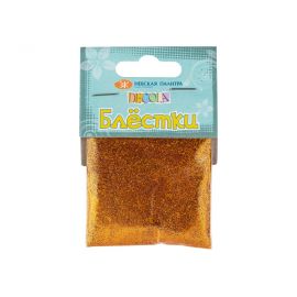 Decola Блестки декоративные,  размер 0,1 мм, 20 г, античное золото W041-204-0,1