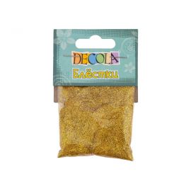 Decola Блестки декоративные,  размер 0,3 мм, 20 г,  золото W041-205-0,3