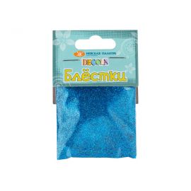 Decola Блестки декоративные,  размер 0,3 мм, 20 г,  небесно-голубой W041-221-0,3