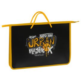 Папка с ручками А4 ArtSpace "Basketball", пластик, на молнии, 45мм ПТ-15О40007