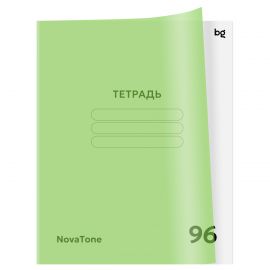 Тетрадь 96л., А5, клетка BG "Новатон. Зеленое яблоко", пластиковая обложка Т5ск96_пл 57952