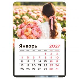 Календарь отрывной на магните, 130*180 мм, склейка BG "Букет", 2027г. 391116